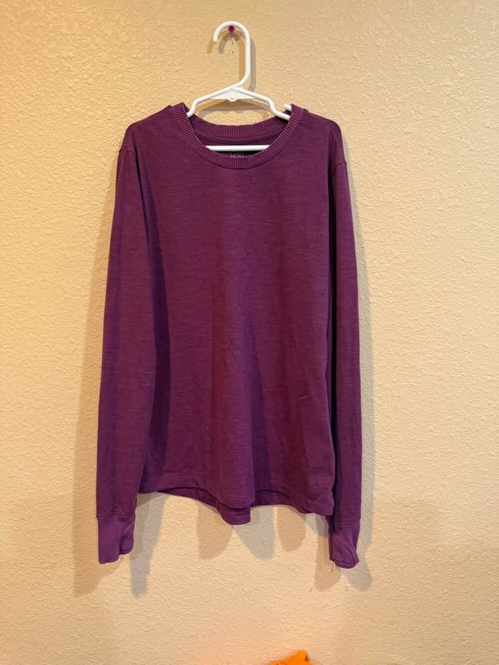 Athleta Girl Purple Long Sleeve Crewneck Shirt Size L/12
